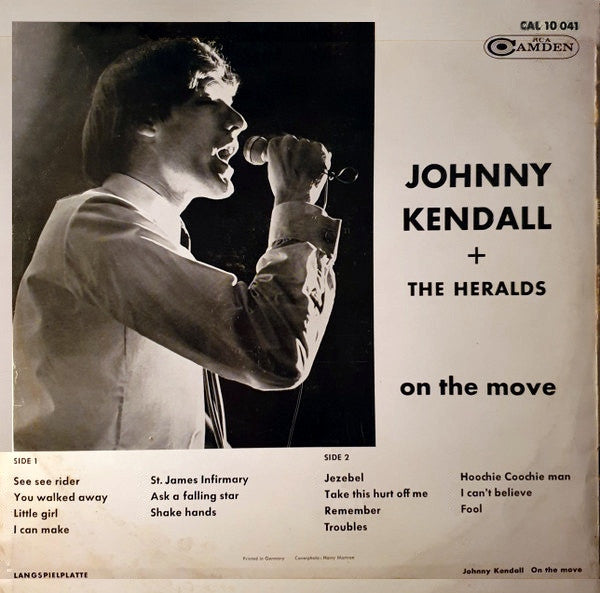 Johnny Kendall And The Heralds* : On The Move (LP, Album, Mono)
