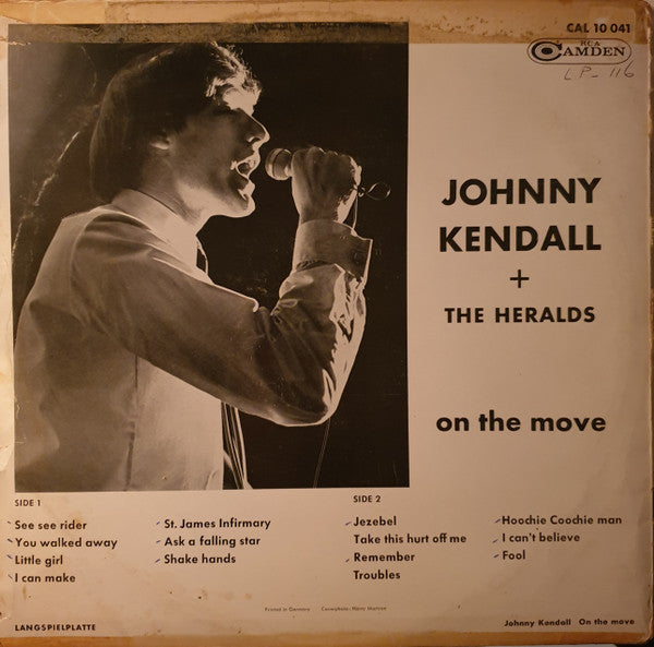 Johnny Kendall And The Heralds* : On The Move (LP, Album, Mono)