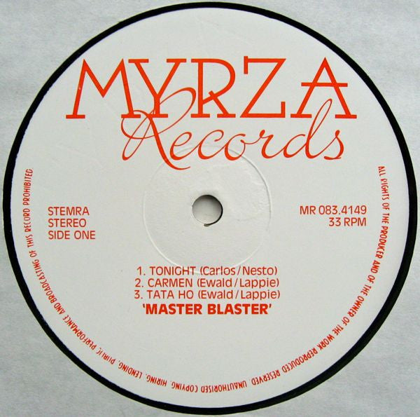Master Blaster (4) : Tonight (LP, Album)