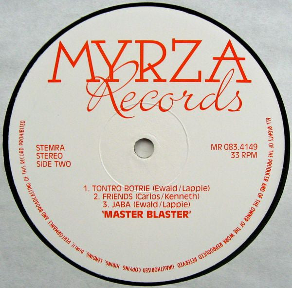 Master Blaster (4) : Tonight (LP, Album)