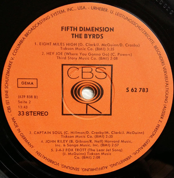 The Byrds : Fifth Dimension (LP, Album)