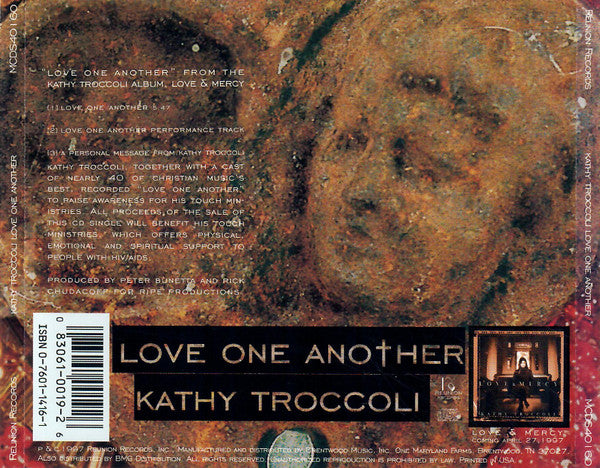 Kathy Troccoli : Love One Another (CD, Single, Ltd)