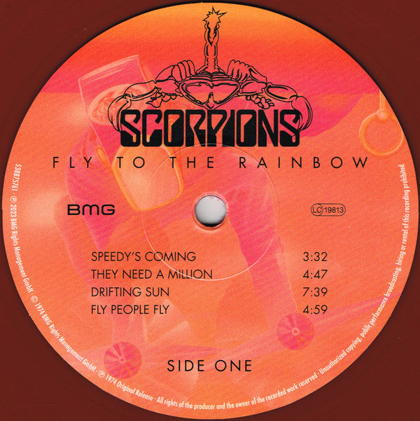 Scorpions : Fly To The Rainbow (LP, Album, RE, RM, S/Edition, Vio)