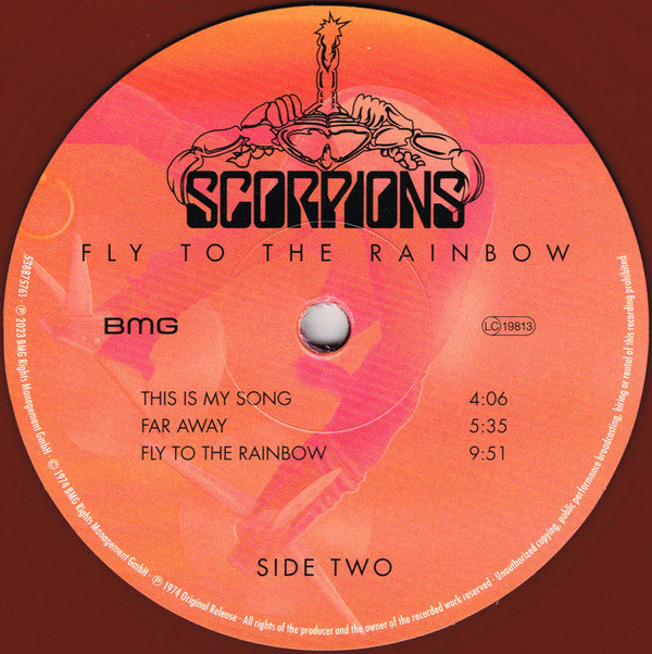 Scorpions : Fly To The Rainbow (LP, Album, RE, RM, S/Edition, Vio)