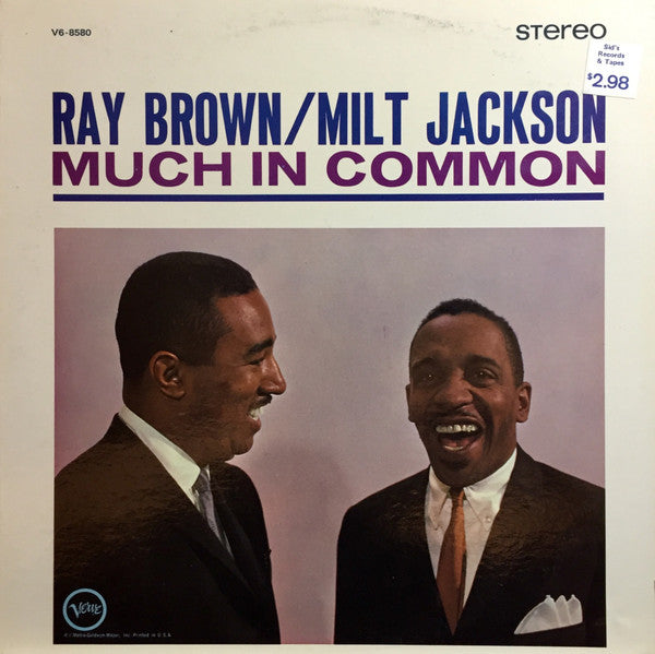 Ray Brown / Milt Jackson : Much In Common (LP, Album)