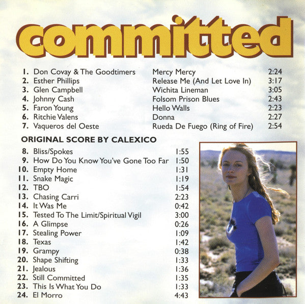 Various : Committed: Music From The Miramax Motion Picture (CD, Comp)