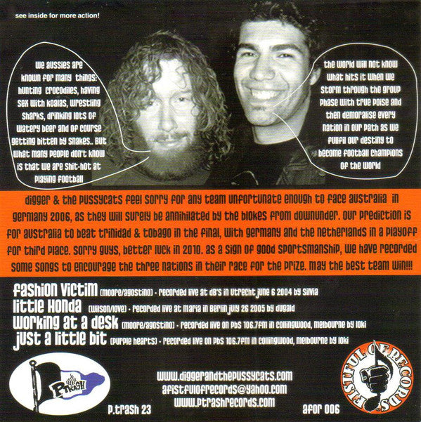 Digger & The Pussycats : Live At World Cup 2006 (7", Single)