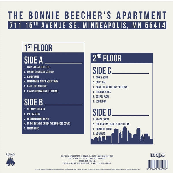 Bob Dylan : The Bonnie Beecher's Apartment (2xLP, Comp, Unofficial)