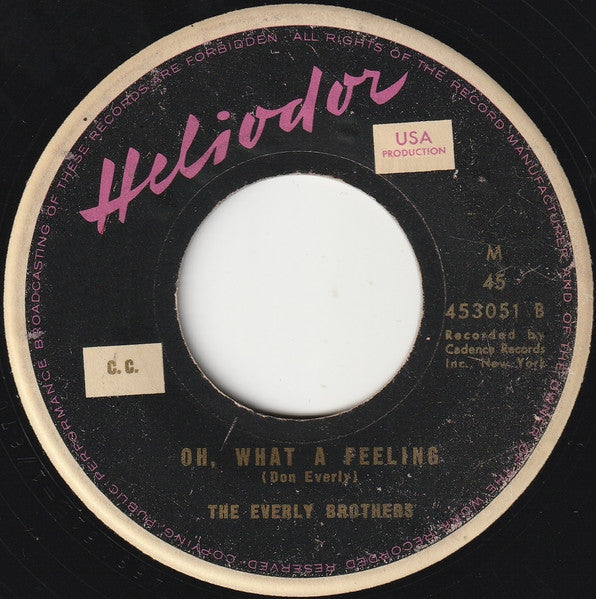 The Everly Brothers* : ('Til) I Kissed You (7", Single, Mono)