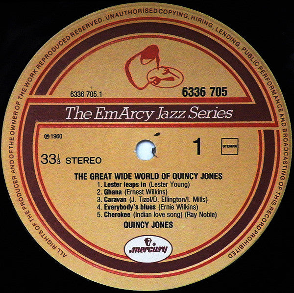 Quincy Jones : The Great Wide World Of Quincy Jones (LP, Album, RE)