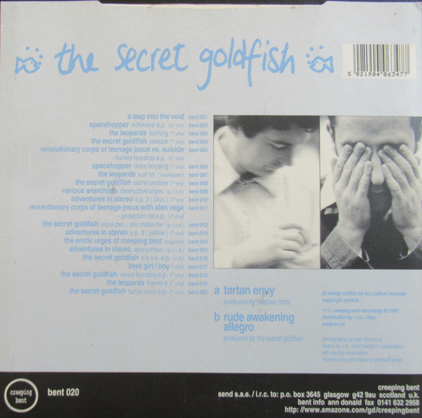 The Secret Goldfish : Tartan Envy EP (7", EP, Single)