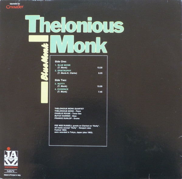 Thelonious Monk : Blue Monk (LP, Comp)