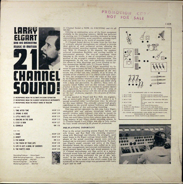 Larry Elgart & His Orchestra : Music In Motion! - 21 Channel Sound (LP, Album)