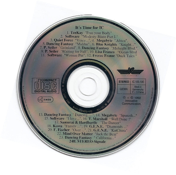 Various : It's Time For IC (Music For The Eyes Of Your Mind) (CD, Ltd, Promo, Smplr)