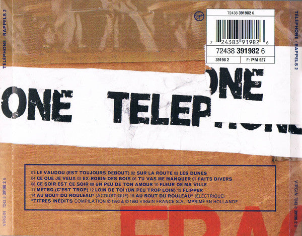 Téléphone : Rappels 2 (CD, Comp)