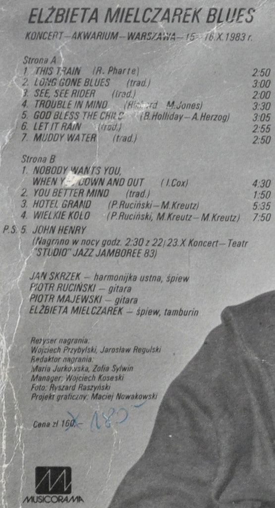 Elżbieta Mielczarek : Blues Koncert (LP)
