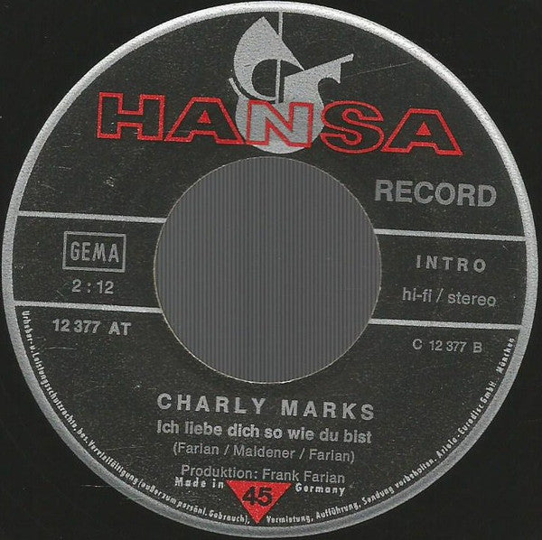 Charly Marks : Pretty Woman (7", Single)
