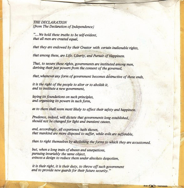 The Fifth Dimension : The Declaration  A Change Is Gonna Come & People Gotta Be Free (7", Single)