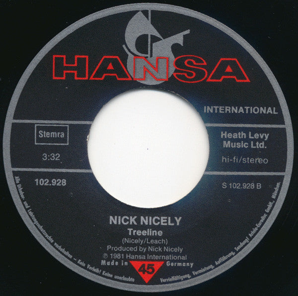 Nick Nicely : DCT Dreams (7", Single, RE)