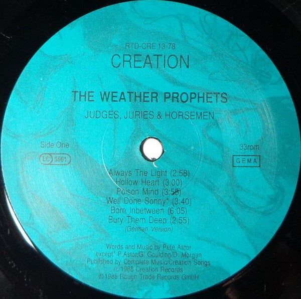 The Weather Prophets : Judges, Juries & Horsemen (LP, Album + 7")