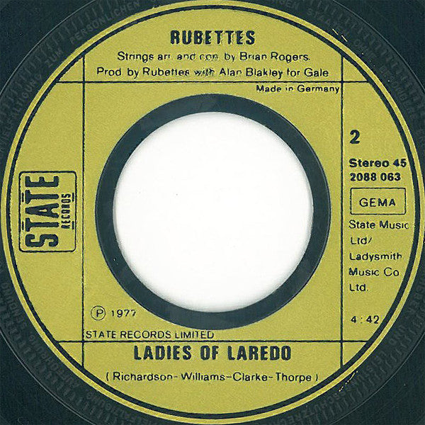 Rubettes* : Ooh-La-La (7", Single)