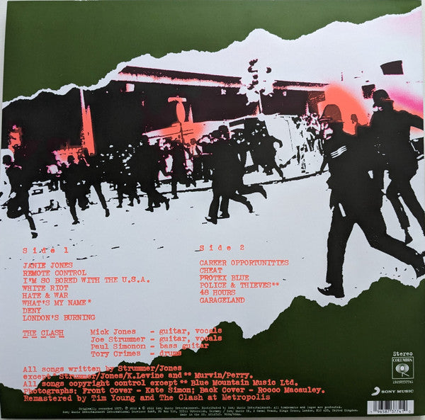 The Clash : The Clash (LP, Album, Ltd, RE, Pin)
