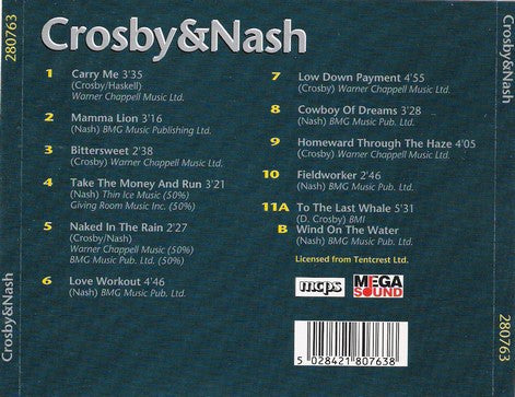 Crosby & Nash : Star Pop Music (CD, Album, RE)