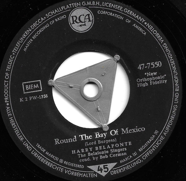 Harry Belafonte : Fifteen / Round The Bay Of Mexico (7", Single)