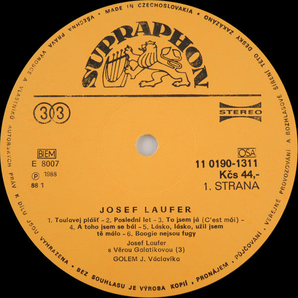 Josef Laufer : Josef Laufer (LP, Album)