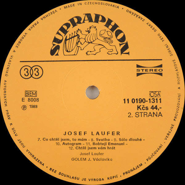 Josef Laufer : Josef Laufer (LP, Album)