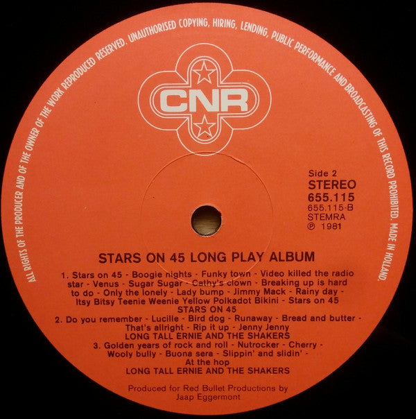 Stars On 45 : Long Play Album (LP, Album)
