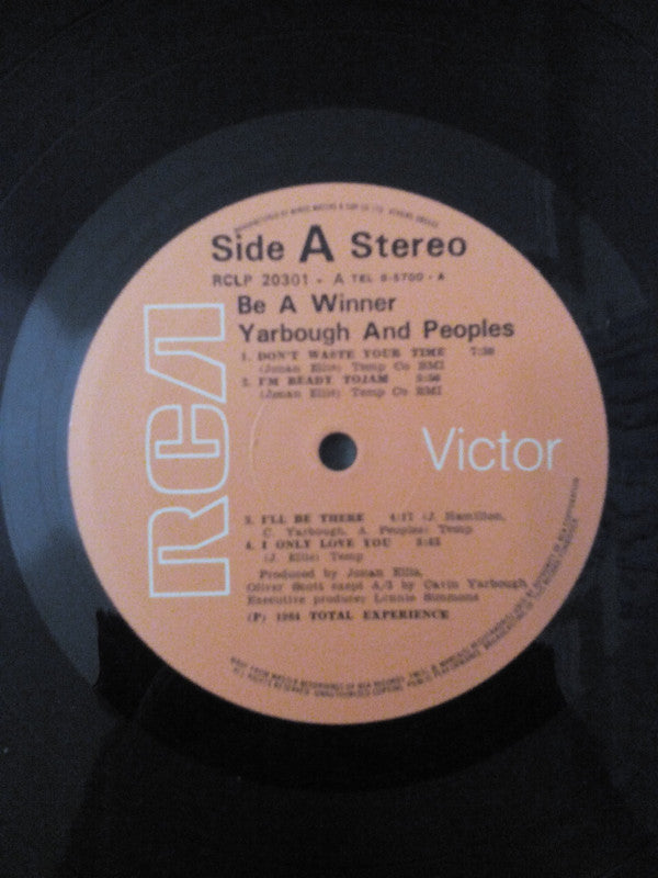 Yarbrough & Peoples : Be A Winner (LP, Album)