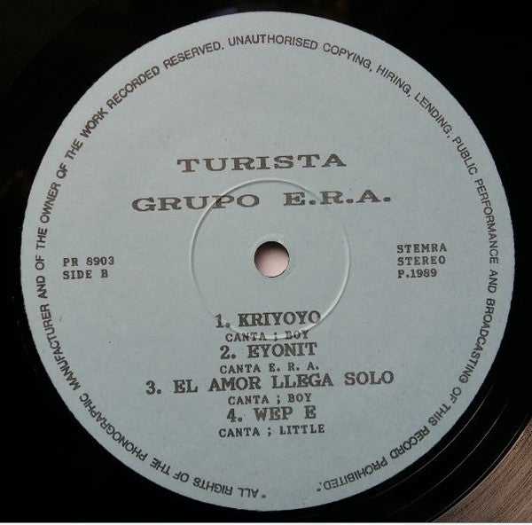 Grupo Era : Turista The Best Of Grupo Era (LP, Comp)