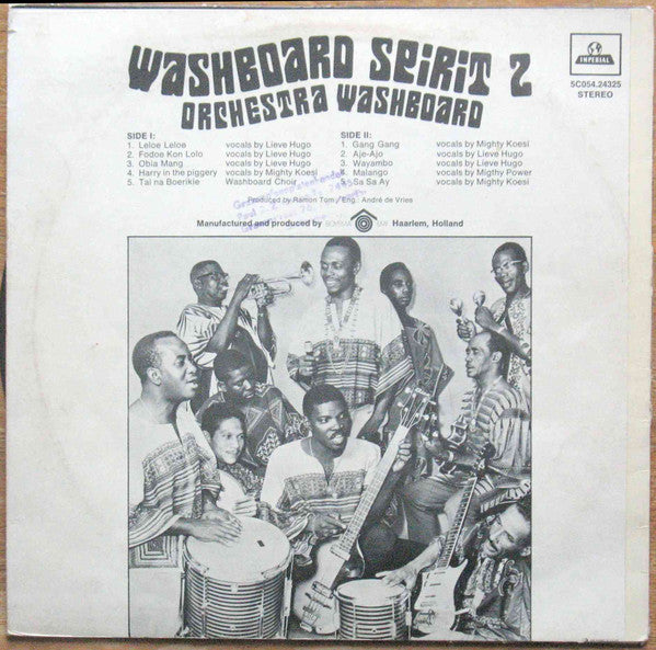 Orchestra Washboard : Washboard Spirit 2 (LP)