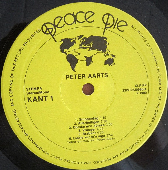 Peter Aarts : Vur Wà Me Lief Is (LP)