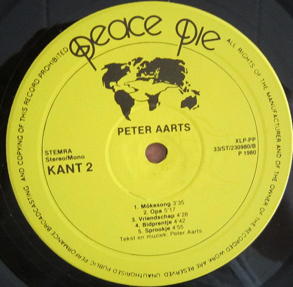 Peter Aarts : Vur Wà Me Lief Is (LP)