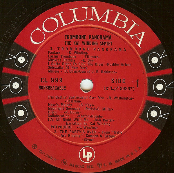 The Kai Winding Septet* : Trombone Panorama (LP, Album)