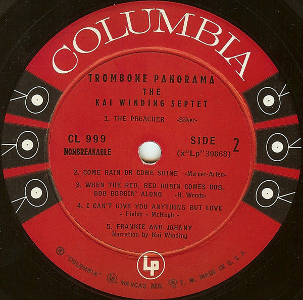 The Kai Winding Septet* : Trombone Panorama (LP, Album)