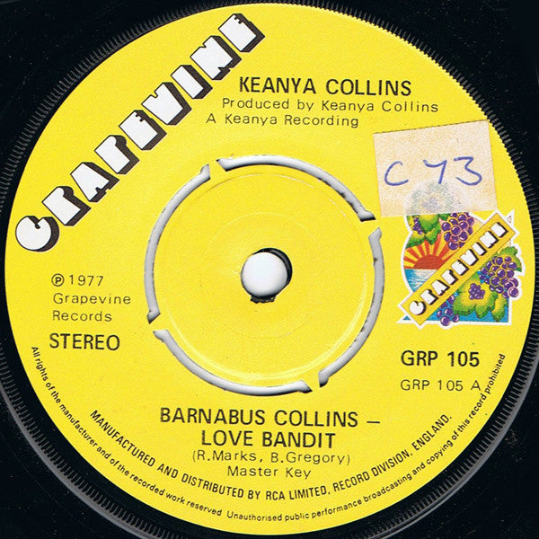 Keanya Collins : Barnabus Collins - Love Bandit (7")