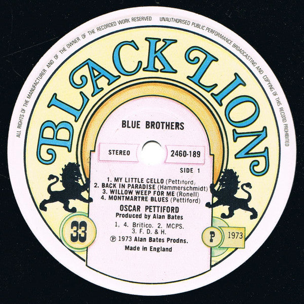 Oscar Pettiford : Blue Brothers (LP, Album)