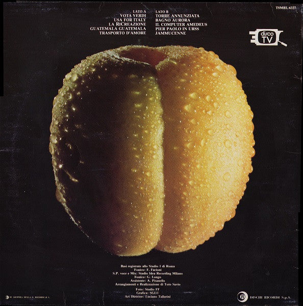 Squallor : Tocca L'Albicocca (LP, Album)