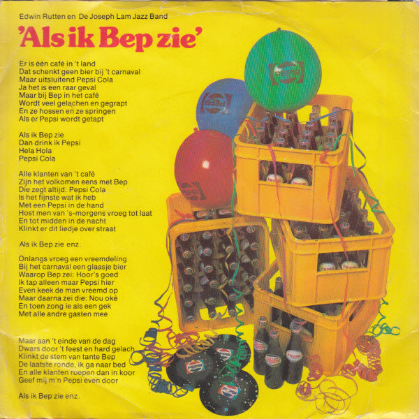 Edwin Rutten en De Joseph Lam Jazz Band : Als Ik Bep Zie (7", Single)