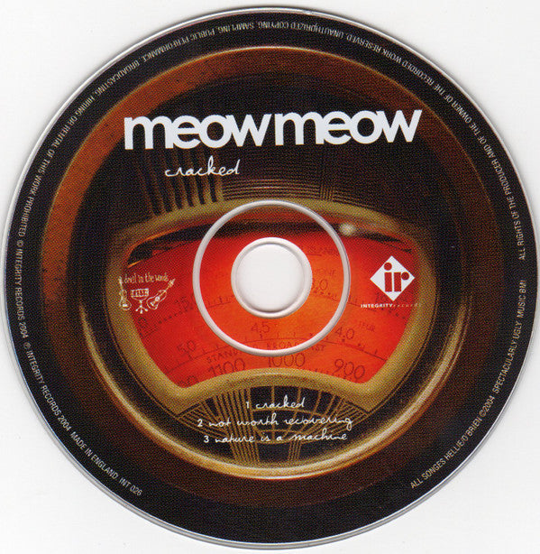 Meow Meow : Cracked (CD, Single)