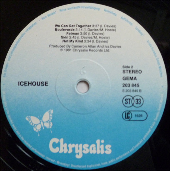Icehouse : Icehouse (LP, Album)