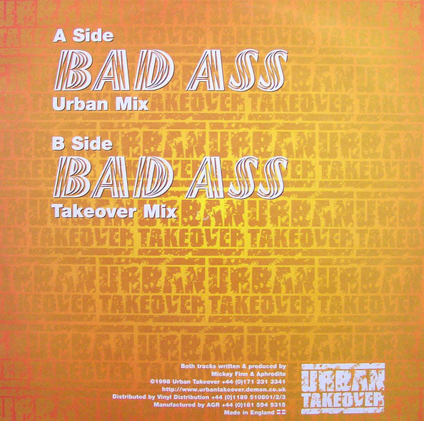 Mickey Finn & Aphrodite* : Bad Ass (Remixes) (12")