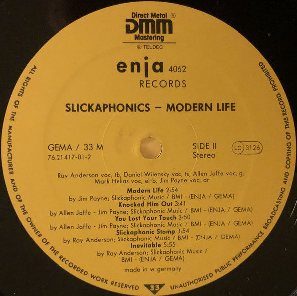 Slickaphonics : Modern Life (LP)