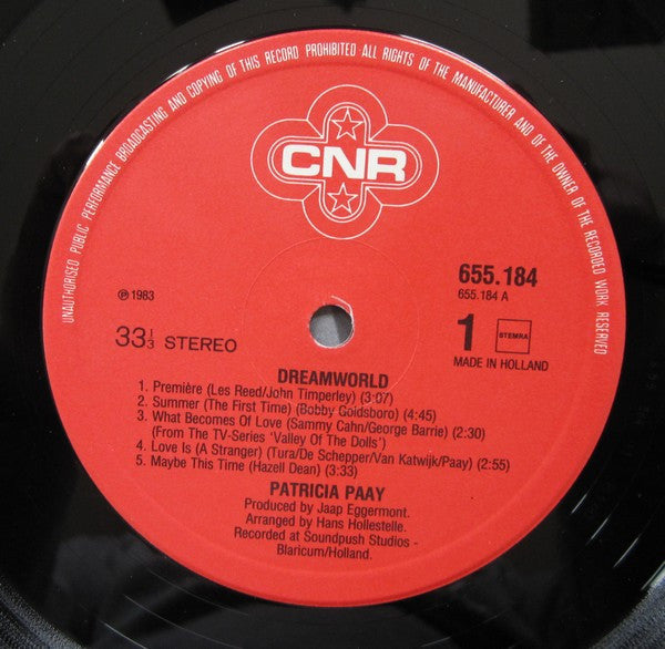 Patricia Paay : Dreamworld (LP, Album)
