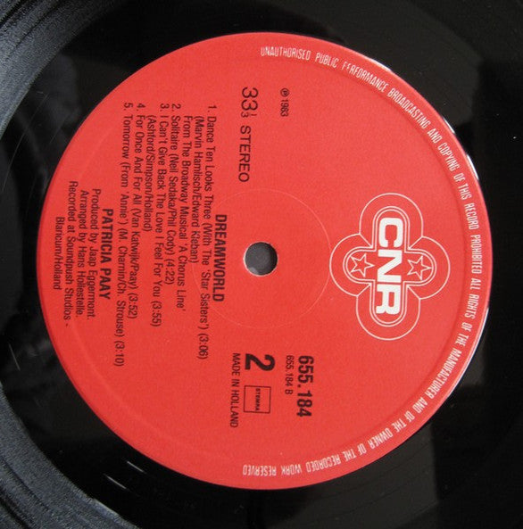 Patricia Paay : Dreamworld (LP, Album)