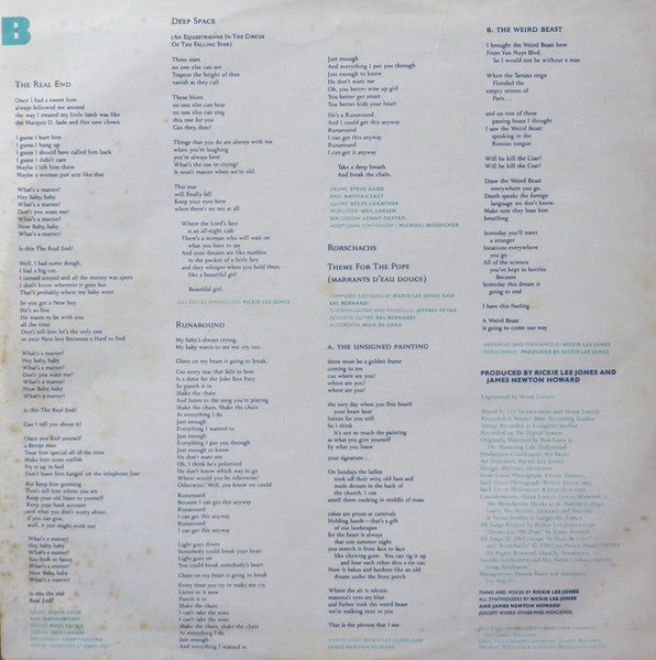 Rickie Lee Jones : The Magazine (LP, Album)