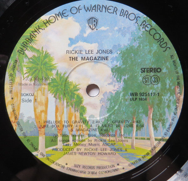 Rickie Lee Jones : The Magazine (LP, Album)